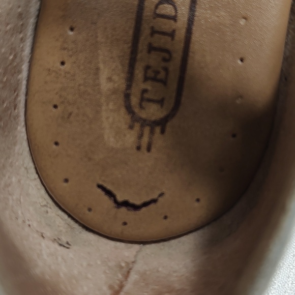 Tejidas White Leather Strappy Summer Sandals Tillis Women Size 10W - Picture 7 of 8